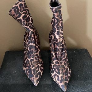 Leopard booties